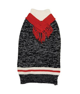 Fashion Pet 652567 Twisted Yarn Sweater X-Large grey