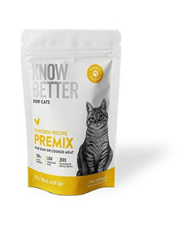 Know Better for Cats - Chicken Recipe Premix