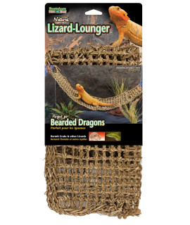 Penn-Plax corner Lizard Lounger climbing & Resting Mat Brown 29 in x 7 in Extra-Large - PDS-030172086823