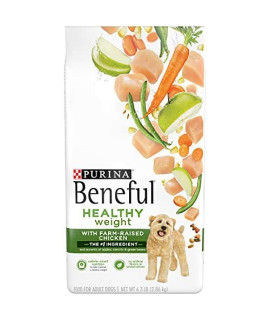 Purina Beneful Healthy Weight Dry Dog Food With Farm-Raised chicken - 63 lb Bag