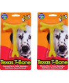 (2 Pack) Fido Texas T-Bone Dental Dog Bone, Beef Flavored, Medium 5-1/2