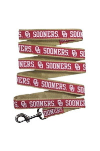 Pets First collegiate Pet Accessories, Dog Leash, Oklahoma Sooners, Small