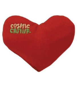Cosmic 100% Catnip Filled Heart Crush Cat Toy