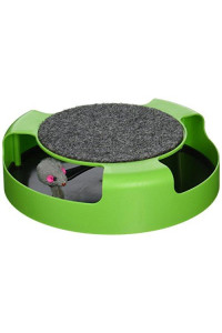 Kole KI-OC992 Cat Scratch Pad Spinning Toy with Mouse, One Size