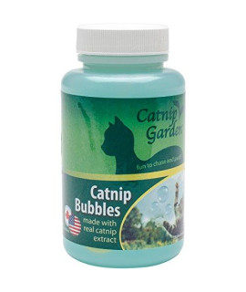 Multipet Catnip Garden Bubbles Toy, 5 oz
