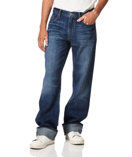 Lucky Brand Mens 181 Relaxed Straight Jean, Lakewood, 34W X 32L