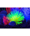 GloFish Yellow Anemone Ornament, Detailed aquarium Ornament, Creates A Glowing Effect
