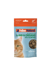 Feline Natural Grain-Free Freeze Dried Cat Treats, Lamb 176Oz