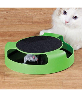 Dependable Industries inc. Essentials Cat Mouse Toy for Kittens- Cats - Catch The Mouse Motion -Cat Toy- Incredibly Fun to Play with & Amusing to Watch - Get It Now
