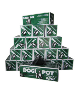 DOgIPOT 1402-20 20 Roll case Litter Pick up Bag Rolls 200 Bags per Roll (4000 Bags)
