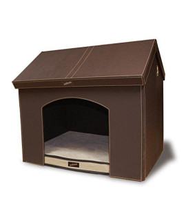 Ooboo Designs Pet Haven Indoor Pet House, Brown, 28/Medium