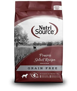 Nutrisource Grain Free Prairie Select With Quail Dog Food 5Lb