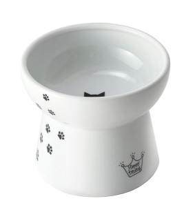 Necoichi Raised Stress Free Cat Food Bowl, Elevated, Backflow Prevention, Dishwasher And Microwave Safe, No1 Seller In Japan (Cat, Large)