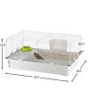 Ferplast Cavie Guinea Pig Cage & Rabbit Cage | Pet Cage Includes All Accessories to Get You Started & a 1-Year Warranty