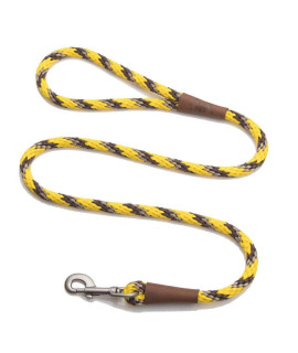 Mendota Pet Snap Leash - British-Style Braided Dog Lead, Made in The USA - Harvest, 38 in x 4 ft - for SmallMedium Breeds
