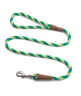 Mendota Pet Snap Leash - British-Style Braided Dog Lead, Made in The USA - Ivy, 38 in x 4 ft - for SmallMedium Breeds