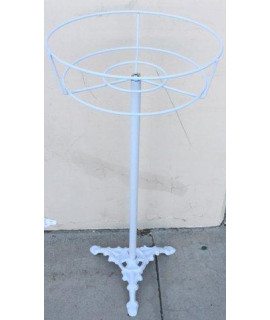 White Cage Stand for 16" Around Bird Cage