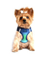 DOGGIE DESIGN American River Dog Harness Ombre Collection - Northern Lights M