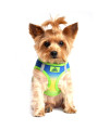 DOGGIE DESIGN American River Dog Harness Ombre Collection - Cobalt Sport XXS