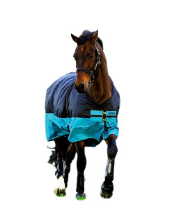 Horseware Ireland Mio Turnout Sheet Lite Black/Turquoise/Black 63