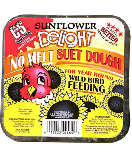 c&S Sunflower Delight No Melt Suet Dough 12pack 11.75 Ounces