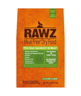 Rawz Meal Free Dry Dog Food (Turkey & chicken, 35 lb)