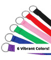 Downtown Pet Supply 6 Foot Slip Lead, Slip Leads, Kennel Leads Bulk Dog Leashes with O Ring for Dog Pet Animal Control Grooming, Shelter, Rescues, Vet, Veterinarian, (24 Pack, Colors: Various)