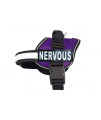 Nervous Nylon Service Dog Vest Harness. Purchase Comes with 2 Reflective Nervous Removable Patches. Please Measure Your Dog Before Ordering