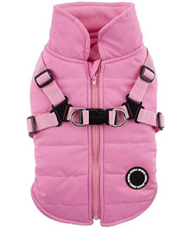 Puppia Mountaineer Ii Winter Vest, Large, Pink