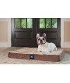 Serta Ortho Quilted Pillowtop Pet Bed, Large, Mocha