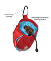 Kurgo Dog Training Treat Pouch Bag, Treat Bags for Dogs, Portable Pet Pocket Waist Clip Bag, Reflective Snack Bag for Pets, Includes Clip & Carabiner, Go Stuff-It Bag, Coastal Blue & Chili Red