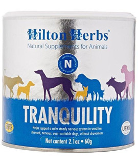 Hilton Herbs Canine Tranquility Supplement for Anxiety/Nerves/Stress, 2.1 oz Tub