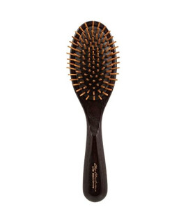 Chris Christensen Dog Brush, 20 mm Oval, Wood Pin Series, Groom Like a Professional, Readl Wood Pins, 100% Static-Free, Redistribute Natural Oils into Coat, Reduces Painful Pulling, Large