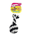 SCOOCHIE PET PRODUCTS Super Scooch Rope Drumstick with Squeaker Dog Toy, Small, 6.5-Inch