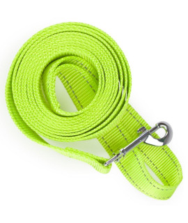 Reflective Nylon Safety Leash with Sturdy Handle | Bright, Extra-Visible Dog Leashes for Small/Medium/Large Breeds of Pets | 6 ft. & 8 ft Easy-Clip Rope Leashes for Dog Walking & Pet Protection, 8 ft.