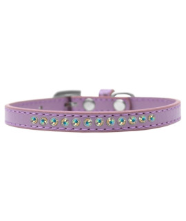 Mirage Pet Products AB crystal Puppy Dog collar Size 10 Lavender