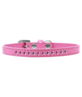 Mirage Pet Products Bright Pink crystal Bright Pink Puppy Dog collar Size 10