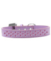 Mirage Pet Products Sprinkles Dog collar with Bright Pink crystals Size 20 Lavender