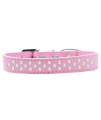Mirage Pet Products Sprinkles Dog collar with Pearls Size 12 Light Pink