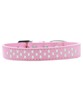 Mirage Pet Products Sprinkles Dog collar with Pearls Size 16 Light Pink