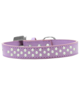 Mirage Pet Products Sprinkles Dog collar with Pearls Size 14 Lavender