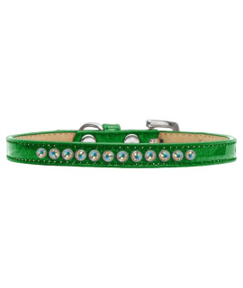 Mirage Pet Products AB crystal Emerald green Puppy Dog Ice cream collar Size 8