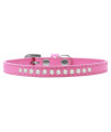 Mirage Pet Products Pearl Puppy Dog collar Size 10 Bright Pink