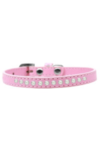 Mirage Pet Products Pearl Puppy Dog collar Size 14 Light Pink