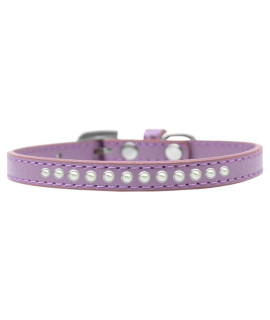 Mirage Pet Products Pearl Puppy Dog collar Size 12 Lavender