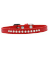 Mirage Pet Products Pearl Red Puppy Dog collar Size 12