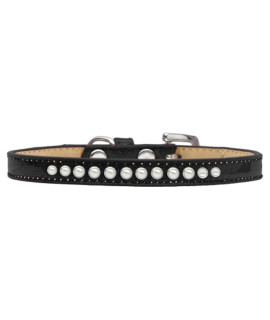 Mirage Pet Products Pearl Black Puppy Dog Ice cream collar Size 10