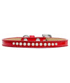 Mirage Pet Products Pearl Red Puppy Dog Ice cream collar Size 10