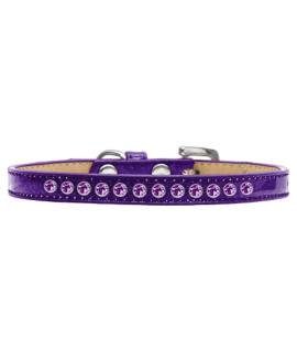 Mirage Pet Products Purple crystal Purple Puppy Dog Ice cream collar Size 10