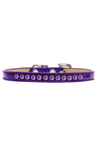 Mirage Pet Products Purple crystal Purple Puppy Dog Ice cream collar Size 8